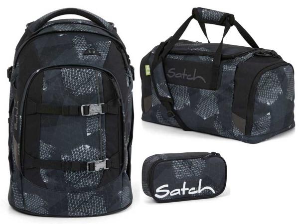 Satch Pack Schulrucksack-Set 3tlg Infra Grey uebertritt-in-die-5-klasse