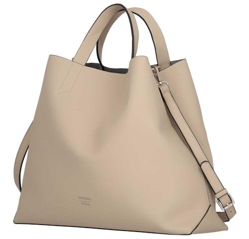 BARBARA TITAN Pure Handbag Sand alltagshelfer-shoppingbag