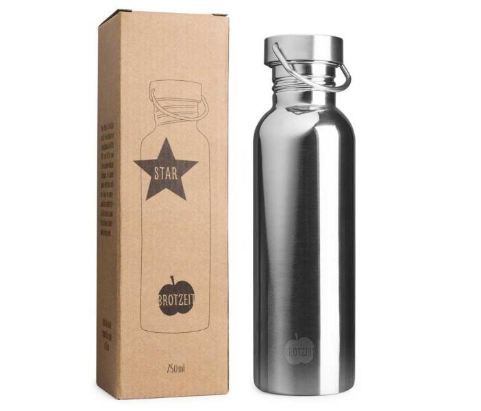 Brotzeit Star Trinkflasche aus Edelstahl 750ml edelstahltrinkflaschen