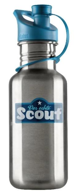 Scout Edelstahl-Trinkflasche Blau